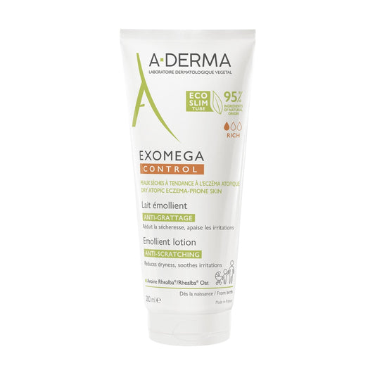 Lait Corps Peaux Sèches Émoliant Anti-Grattage Exomega Control A-DERMA 