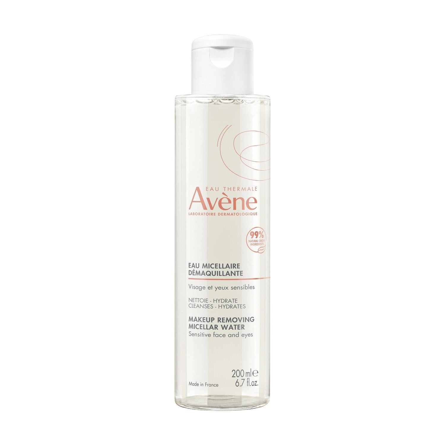 Eau Micellaire Visage Yeux Peau Sensible Démaquillante Nettoie Hydrate EAU THERMALE AVENE le flacon de 200mL