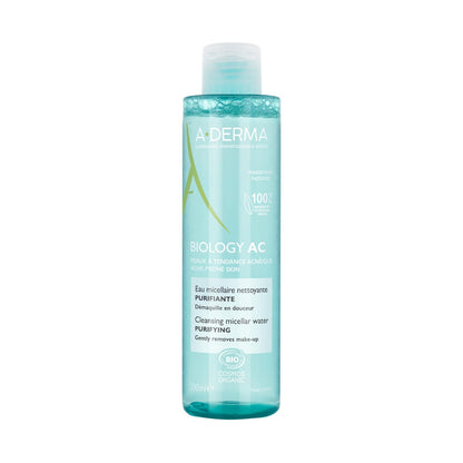 Eau micellaire Visage Yeux Peau Grasse à Imperfections Nettoyante Purifiante Biology A DERMA 
