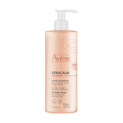 Crème de douche Peaux Sensibles Sèches Apaise les Tiraillements Nutrition Xeracalm EAU THERMALE AVENE 