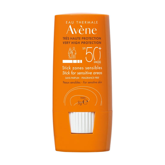 Crème Solaire Stick Zones Sensibles Spf 50+ Très Résistant à l'Eau EAU THERMALE AVENE le stick