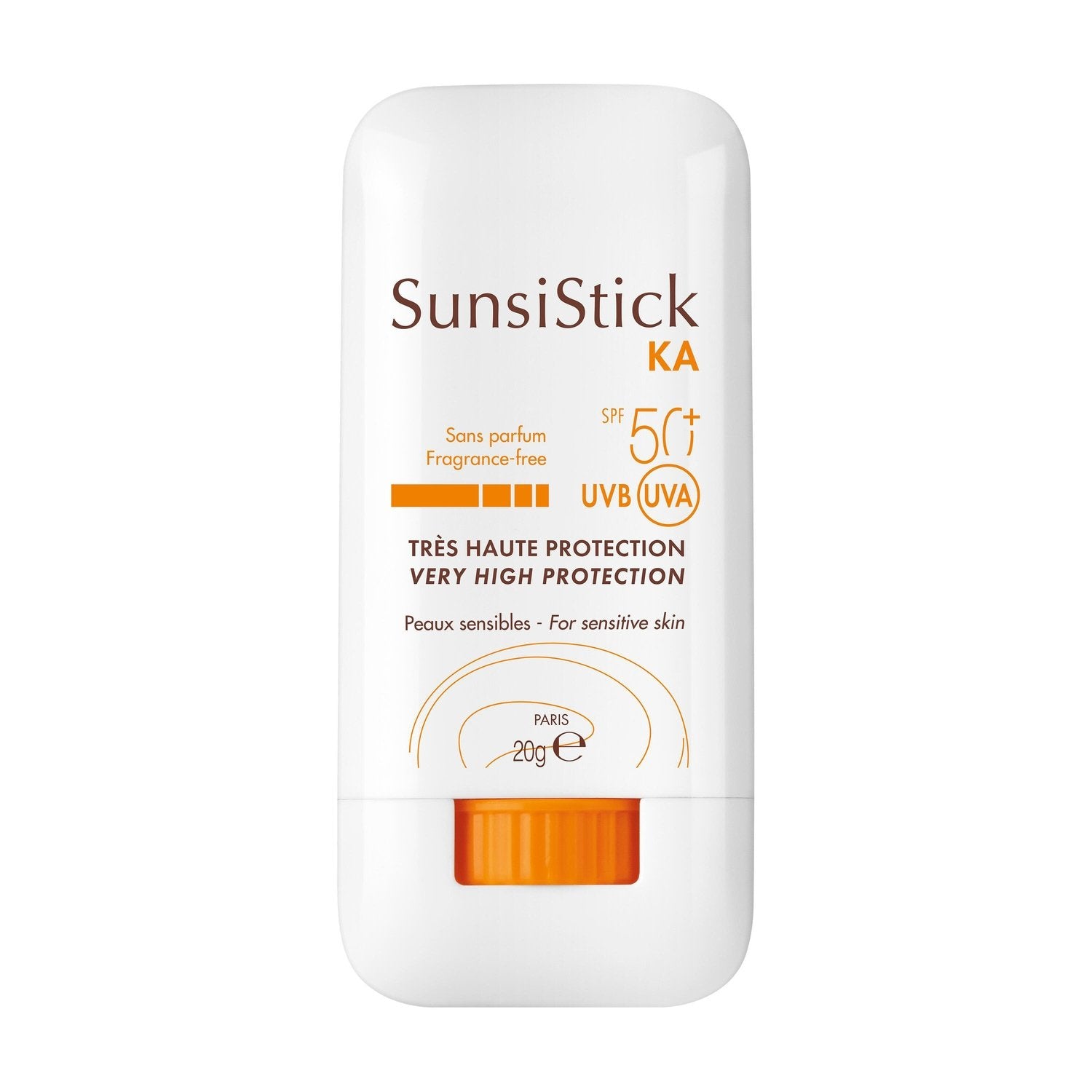 Stick Solaire Zones Sensibles Très Haute Protection Spf 50+ EAU THERMALE AVENE le stick de 20g