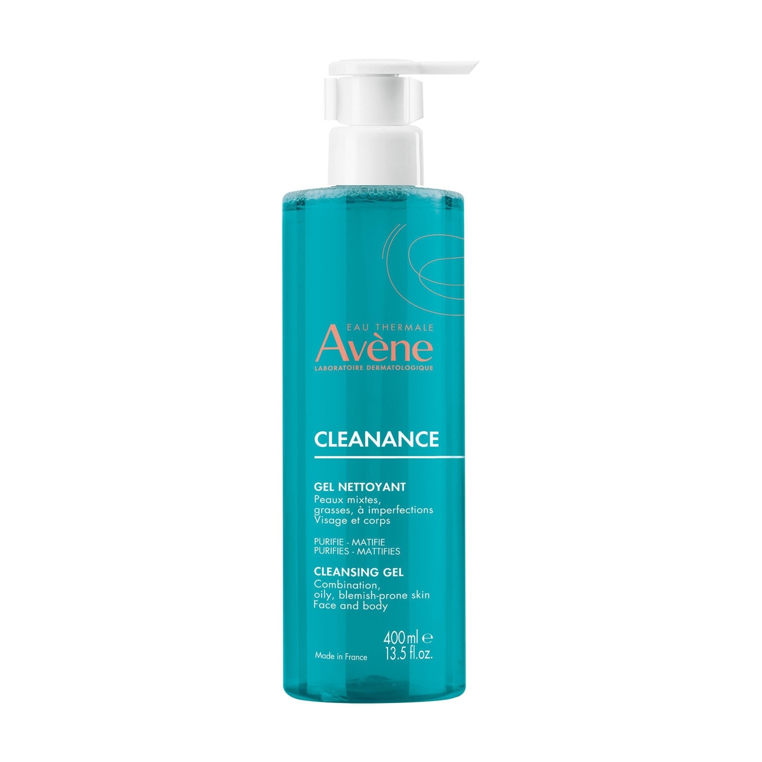 Gel Visage Peaux Grasses Purifiant Cleanance EAU THERMALE AVENE 