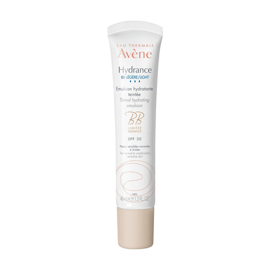 Crème Teintée Visage Femme Toutes Peaux Sensibles Légère Hydrance Bb Lumière Radiance Spf 30 EAU THERMALE AVENE le tube de 40 ml
