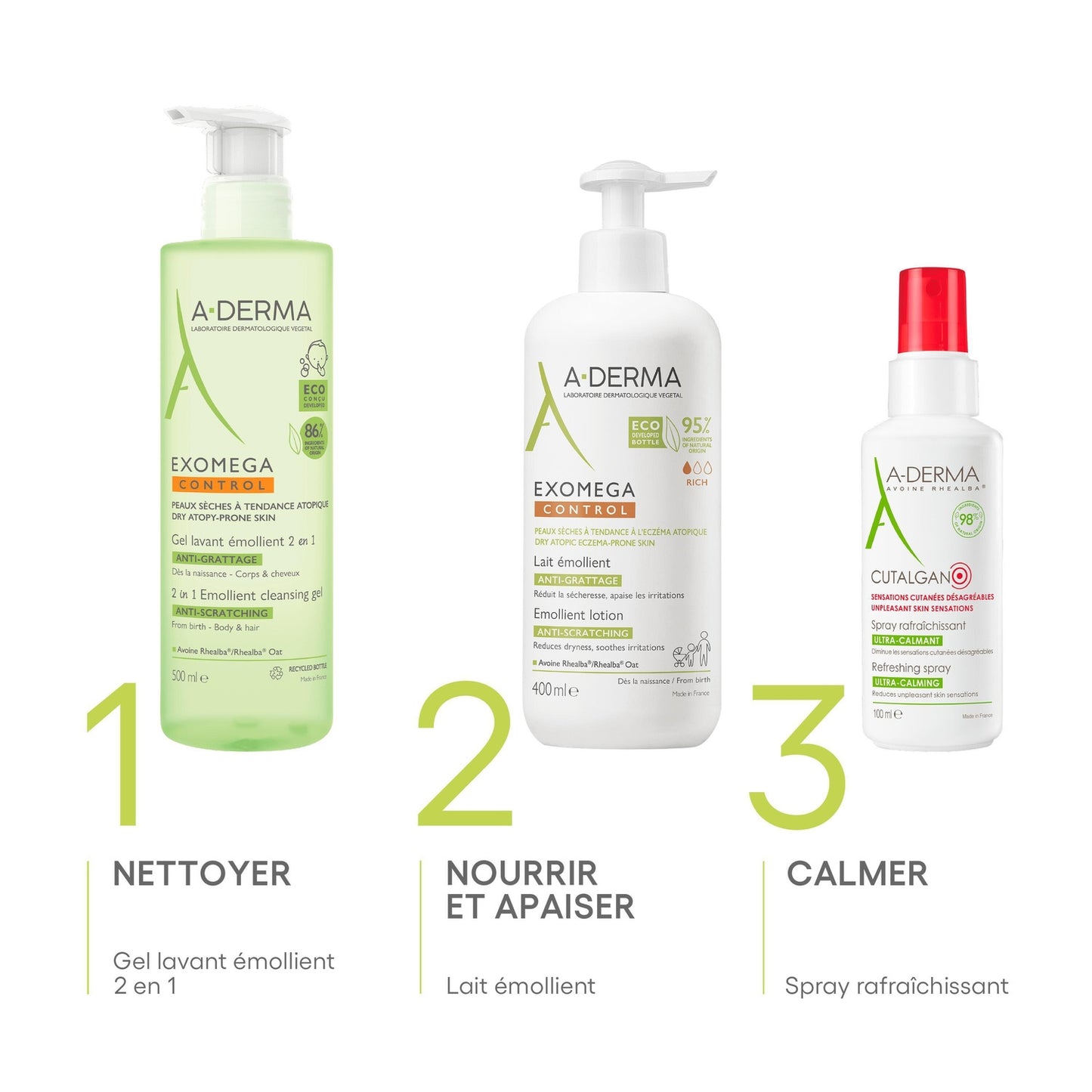 A-DERMA Rhealba Oat Ultra-Calming Beruhigende Körperpflege