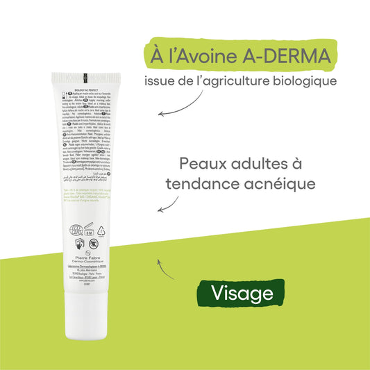 A-DERMA Organic Perfect Biology Ac Anti-Imperfection Anti-Mark Fluid Gesichtscreme