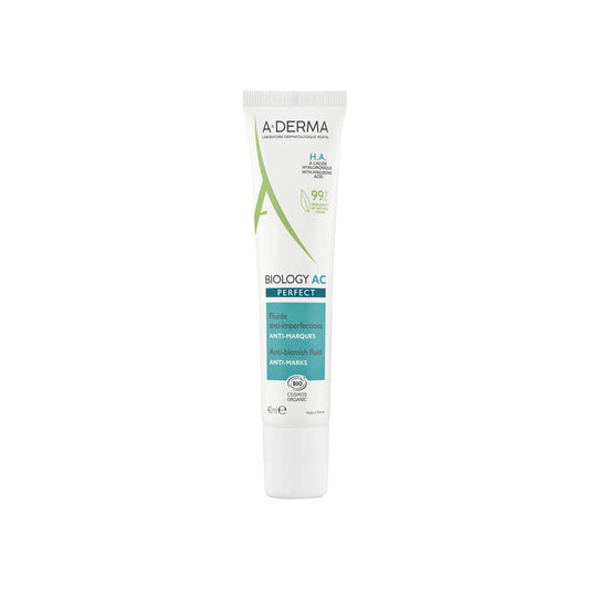 Crème Visage Fluide Anti-Imperfections Anti-Marques Bio Perfect Biology Ac A-DERMA le tube de 40mL