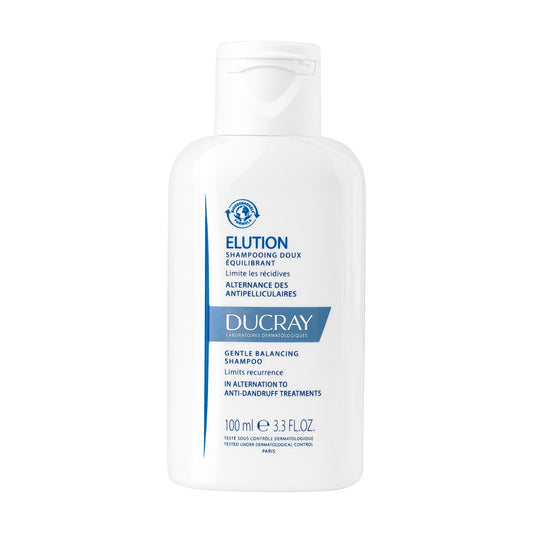 Shampoing Doux Equilibrant Elution Limite les Recidives DUCRAY le flacon de 100mL