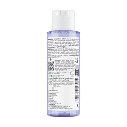 Démaquillant Visage Yeux Lèvres Peau Sensible 3en1 Nettoyante Démaquillante Hydratante au Bleuet Bio KLORANE 