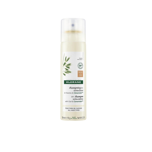 Shampoing Sec Cheveux Bruns Teinté Extra Doux à l'Avoine et Céramide KLORANE le spray de 150mL