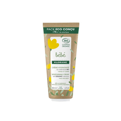 Crème bébé Hydratant Visage et Corps au Calendula Bio KLORANE 