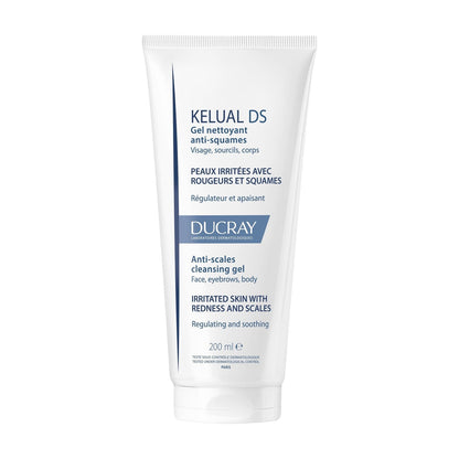 Gel Visage et Corps Anti-Squames Peaux Irritées Nettoyant Apaisant DUCRAY 