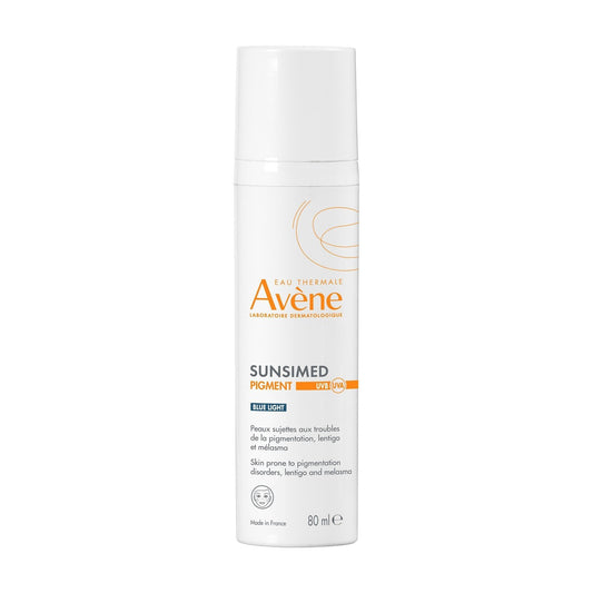 Crème Solaire Visage Peau Sensible Très Haute Protection Spf 50+ Anti-Tâches Pigmentaires Lumière Bleue EAU THERMALE AVENE le flacon 80mL