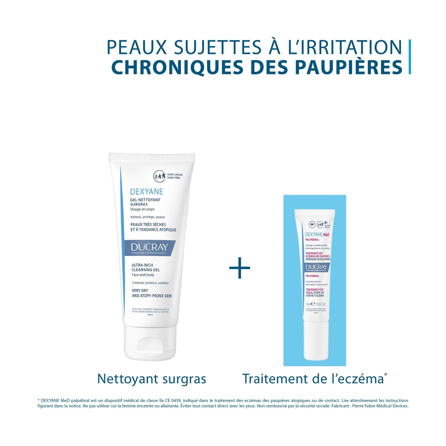 Crème Paupières Dexyane Med Eczema Traitement des Paupières DUCRAY 