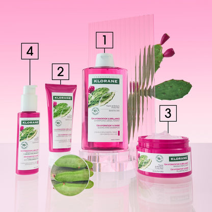 KLORANE Moisturizing and Illuminating Conditioner for Dehydrated Hair with Prickly Pear