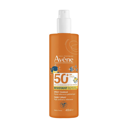 Crème Solaire Enfant Peau Sensible Très Haute Protection Spf 50+ Résistant à l'Eau EAU THERMALE AVENE le flacon de 400mL