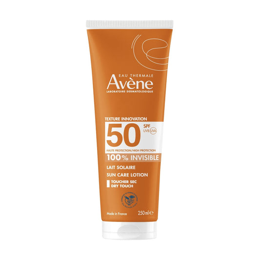 Crème Solaire Lait Corps Invisible Spf 50 EAU THERMALE AVENE le flacon de 250mL