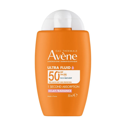 Crème Solaire Visage Corps Peau Sensible Très Haute Protection Spf 50+ Waterlike Eclat EAU THERMALE AVENE le flacon de 50mL