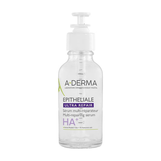 Sérum Multi-Réparateur Visage Contour des Yeux Cou et Décolleté Epitheliale Ultra Repair A-DERMA le flacon de 30mL