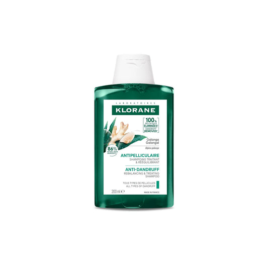 Shampoing Antipelliculaire au Galanga KLORANE 