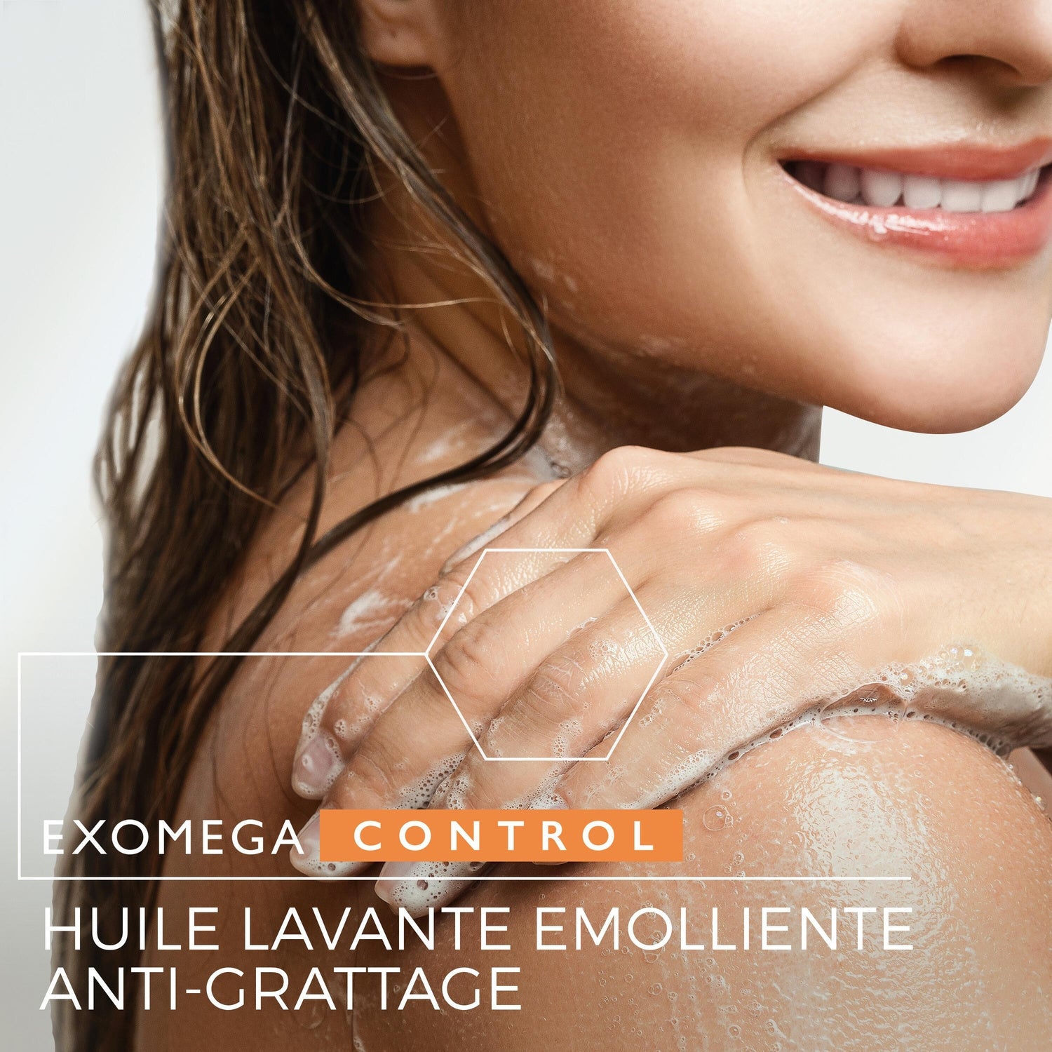 Huile de douche Visage Corps Peau Sèche Atopique Nettoie Nourrit Apaise A-DERMA 