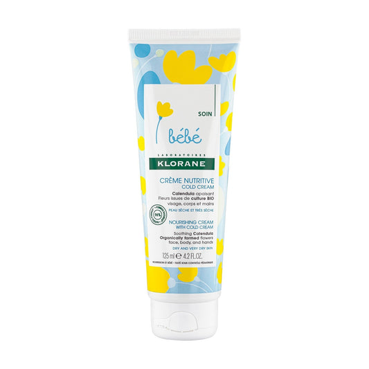 Crème Bébé au Cold Cream KLORANE le tube de 125mL