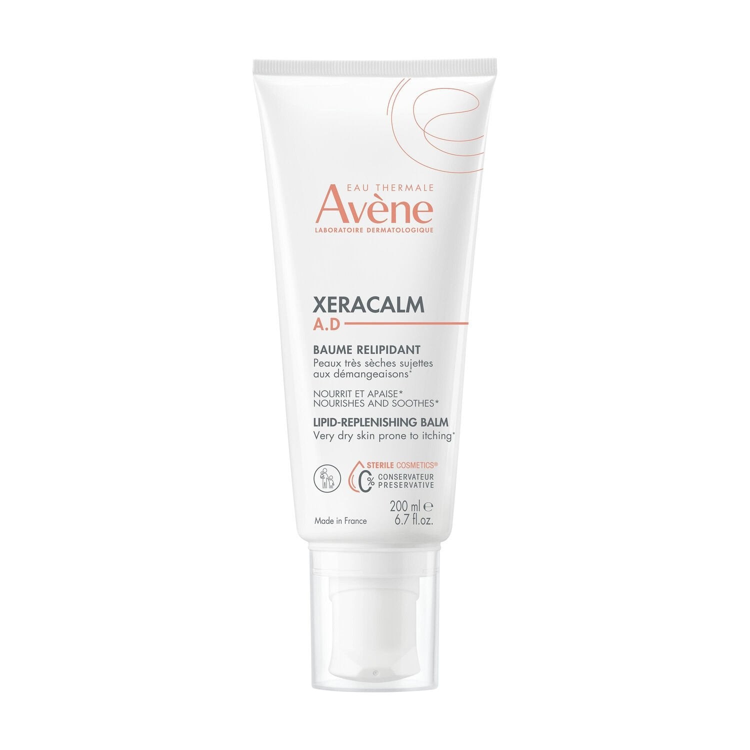 Baume Relipidant Peau Atopique Anti-Irritations Xeracalm A. D EAU THERMALE AVENE le tube de 200 ml