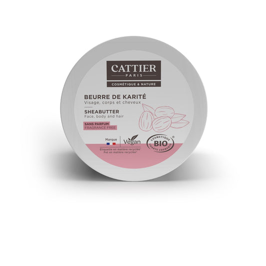 Beurre Visage Corps Cheveux Répare et Protège Karité Bio CATTIER le pot de 100g
