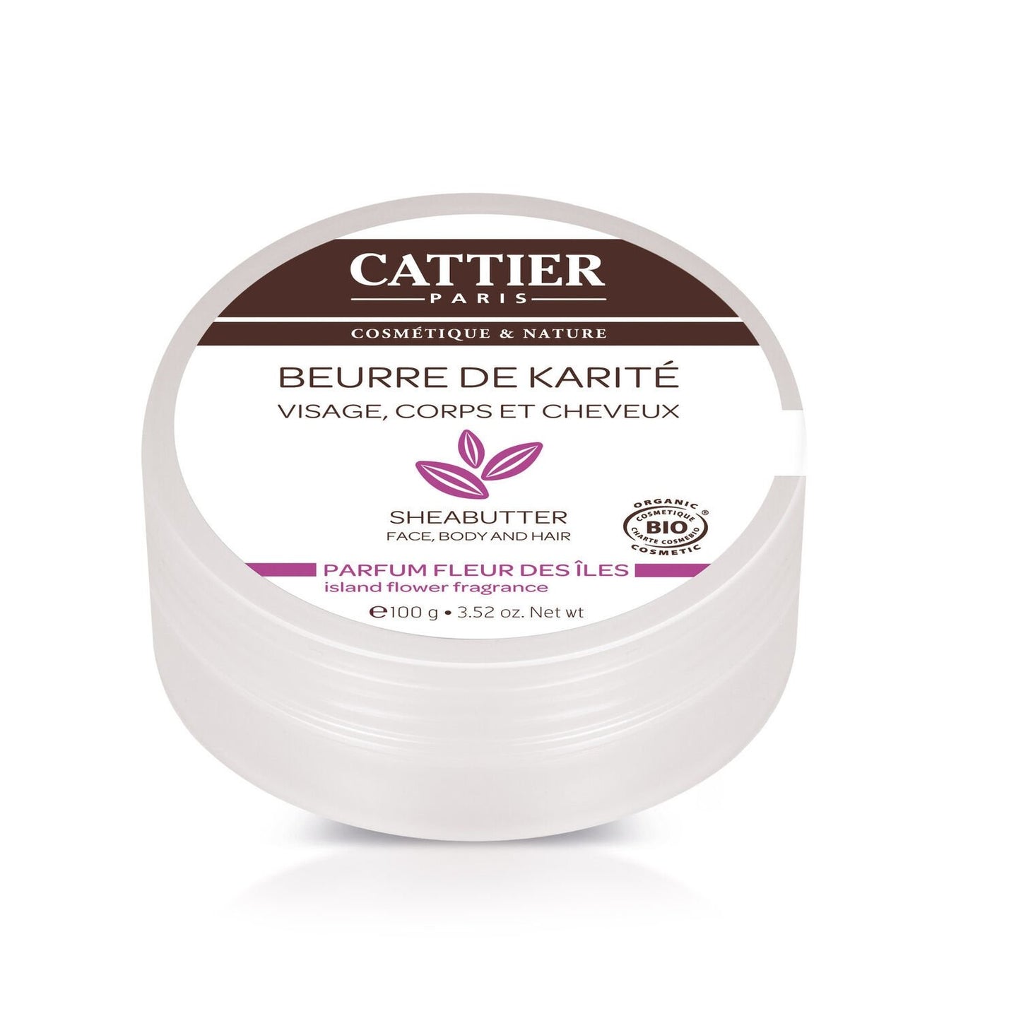 CATTIER Bio-Inselblumen-Butter für Gesicht, Körper und Haare, nährende Reparatur und Schutz