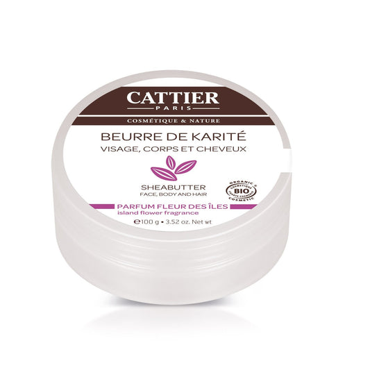 CATTIER Bio-Inselblumen-Butter für Gesicht, Körper und Haare, nährende Reparatur und Schutz