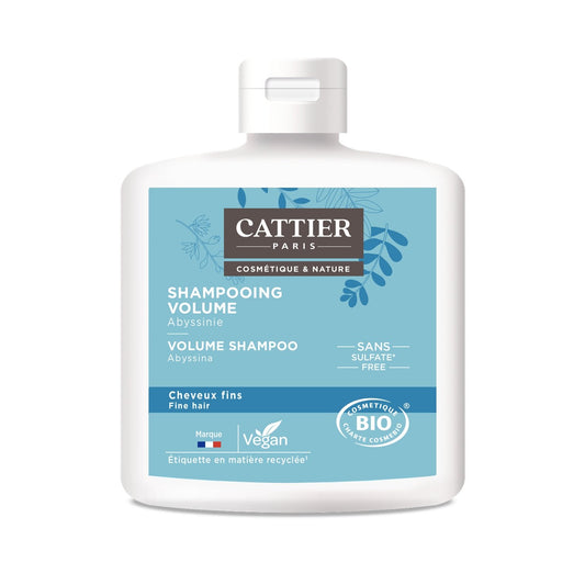 Shampoing Cheveux Fins Volume Sans Sulfate Bio CATTIER le flacon de 250mL