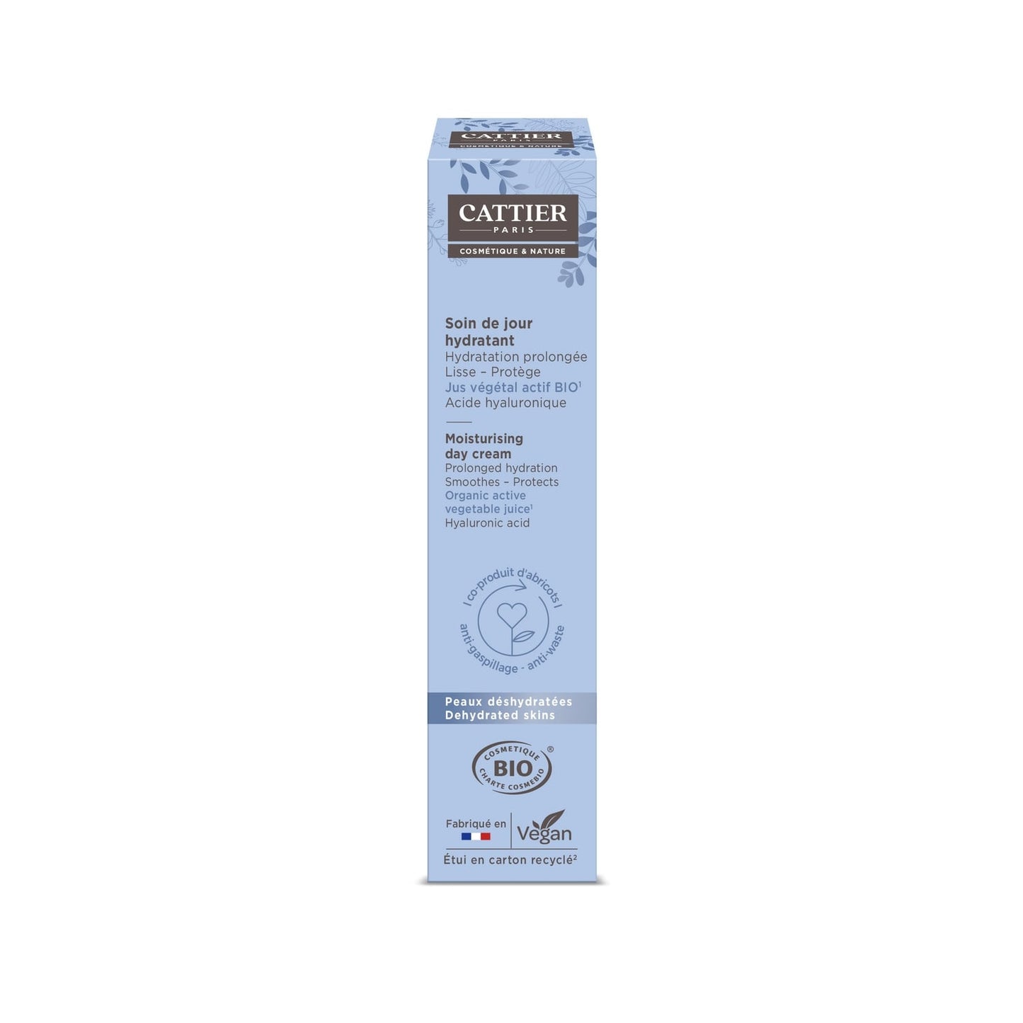 Soin Visage Femme Hydratante Lisse Protège Bio CATTIER 
