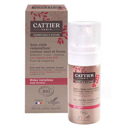 CATTIER Organic Redensifying Eye Contour für Fältchen und Augen- und Lippenkontur