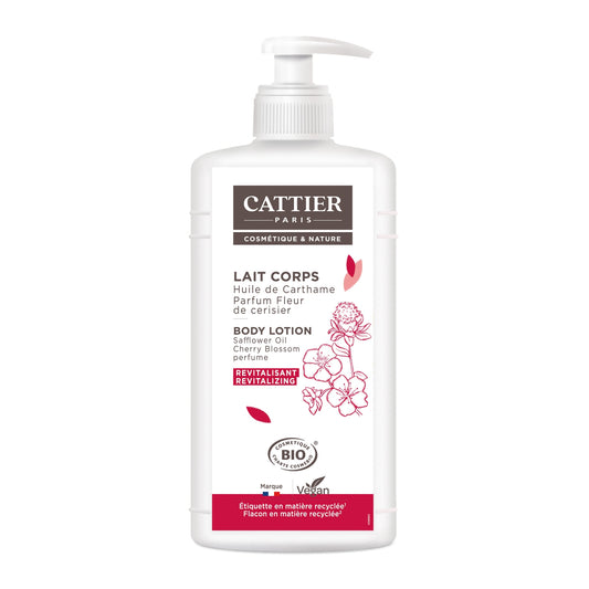 CATTIER Organic Cherry Blossom Moisturizing Revitalizing Body Lotion