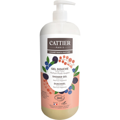 Gel douche Corps Aloe Vera aux Fruits des Bois Bio CATTIER 