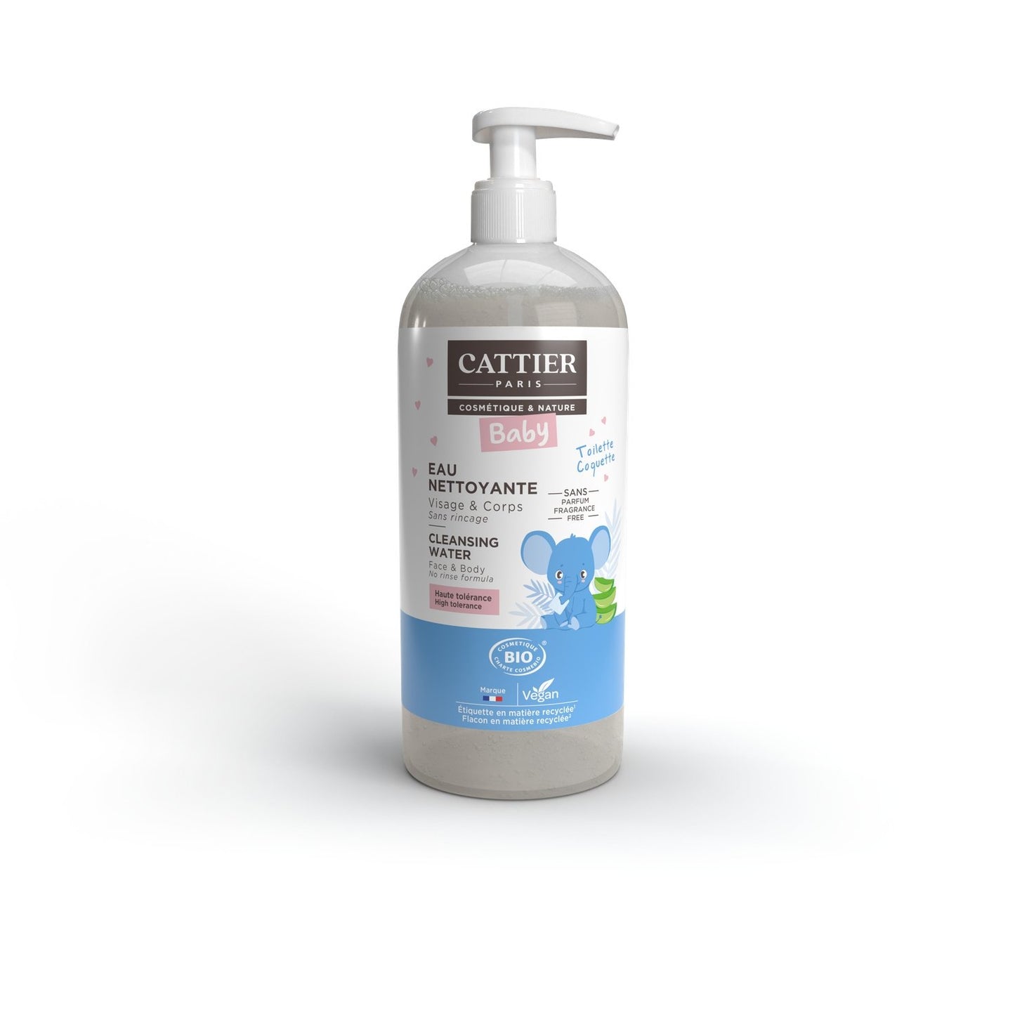 CATTIER Organic No-Rinse Baby Cleansing Water