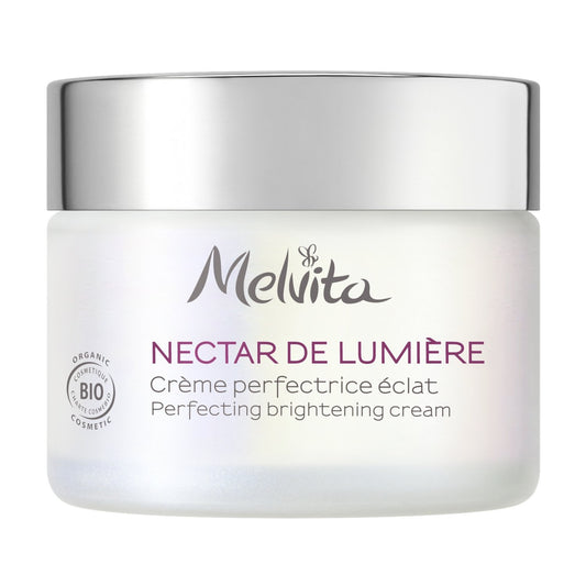 Crème Visage Perfectrice d'Eclat Nectar de Lumière Bio MELVITA le pot de 50mL