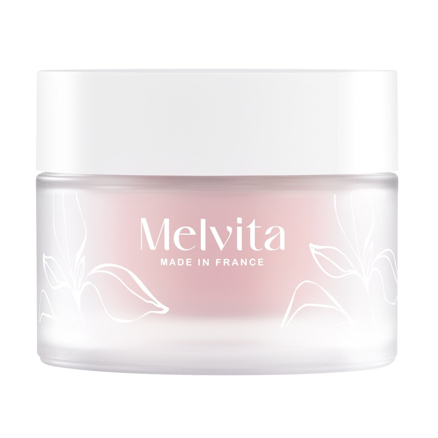 Crème Visage Femme Hydratante Repulpante Source de Roses Bio MELVITA le pot de 50mL