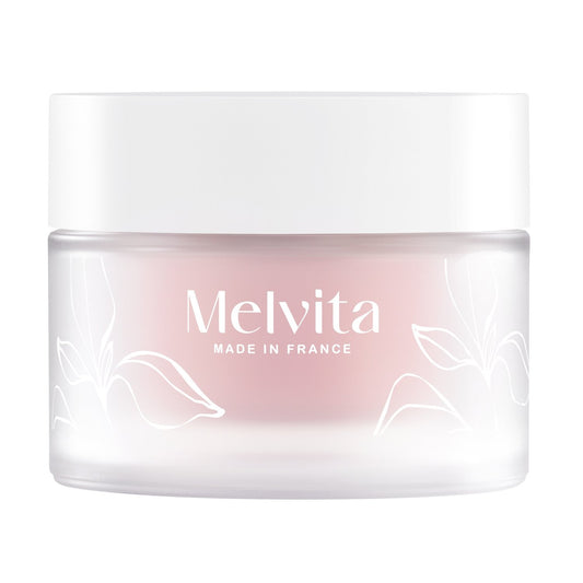 Crème Visage Femme Hydratante Repulpante Source de Roses Bio MELVITA le pot de 50mL