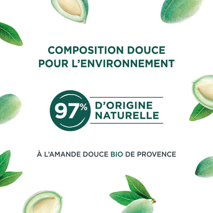 Après-Shampoing Démêlant Hydratant pour Cheveux normaux Extrait d'Amande Douce Bio de Provence NATURE MOI 