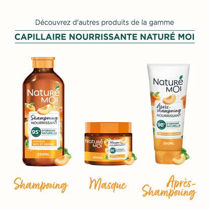 NATURÉ MOI Nourishing Apricot &amp; Sesame Oil Conditioner for Dry and Damaged Hair