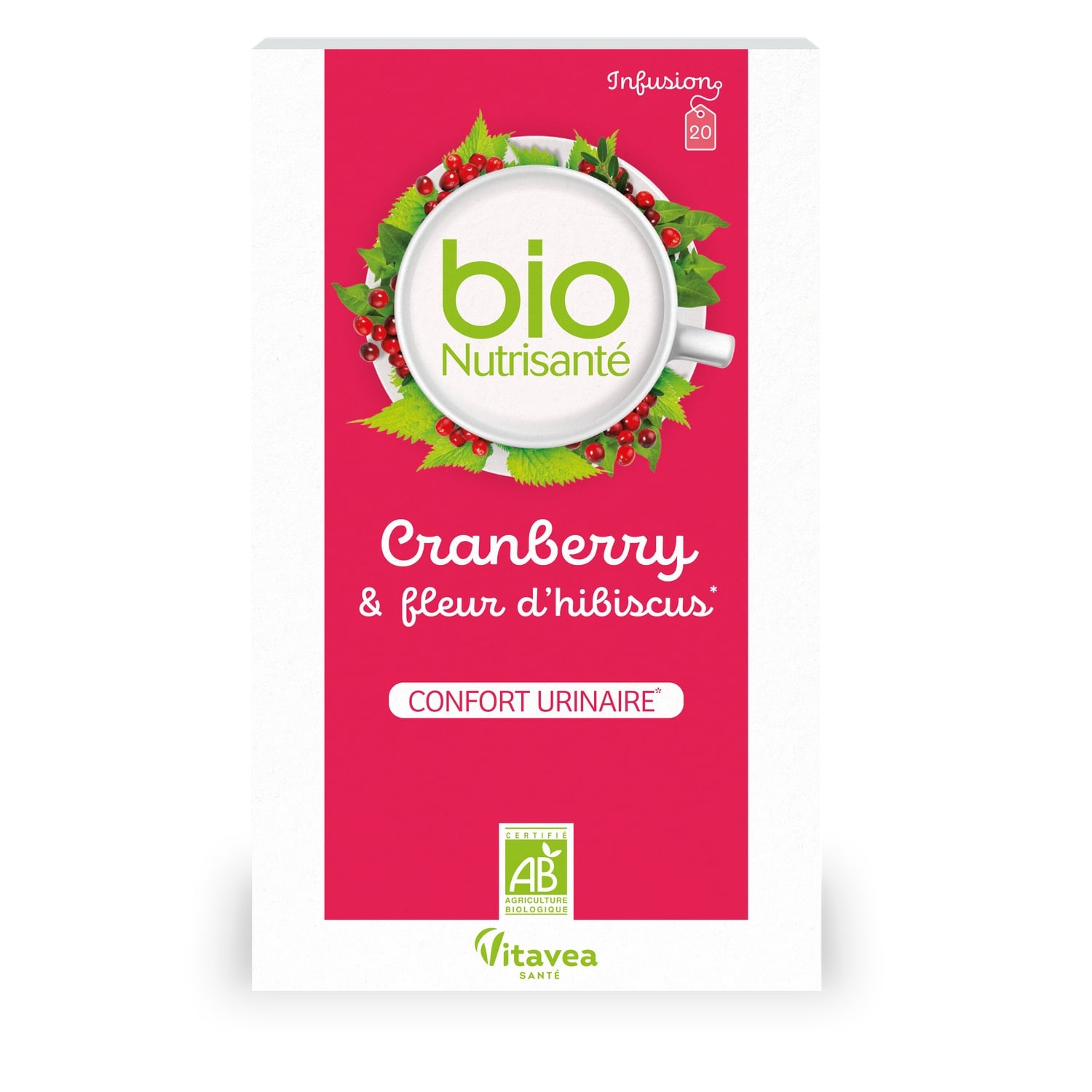 Infusion Cranberry Allaitement Bio BIONUTRISANTE 