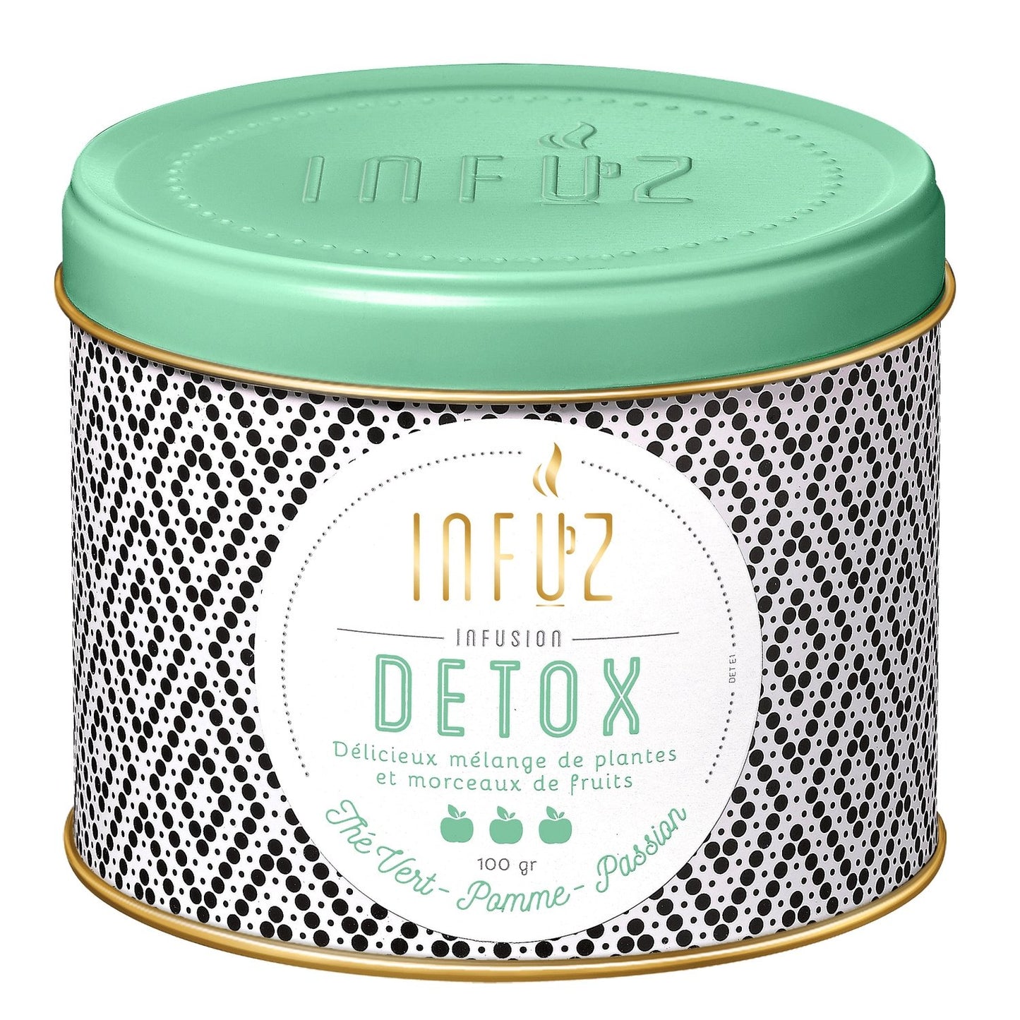 Thé Vert Pomme Passion Detox INFUZ