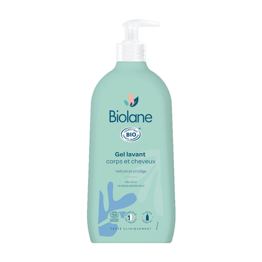 BIOLANE Organic Baby Body &amp; Hair Wash Gel