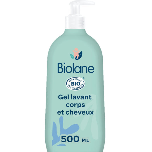 BIOLANE Organic Baby Body &amp; Hair Wash Gel