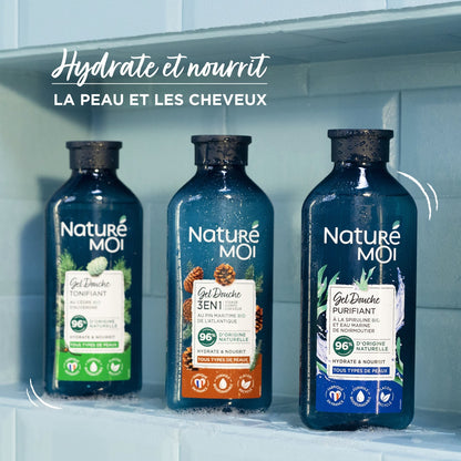 NATURÉ MOI 3 in 1 Maritime Pine Men's Shower Gel