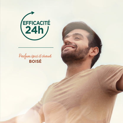 NATURÉ MOI Roll-On-Deodorant mit holziger Aloe Vera und Bio-Magnesium für Männer
