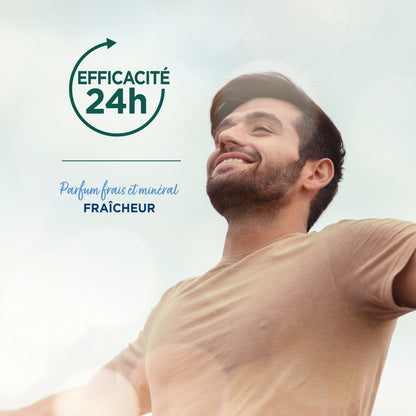 NATURÉ MOI Men's Freshness Roll-On Deodorant with Organic Aloe Vera &amp; Magnesium