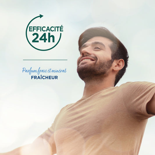 NATURÉ MOI Men's Freshness Roll-On Deodorant with Organic Aloe Vera &amp; Magnesium