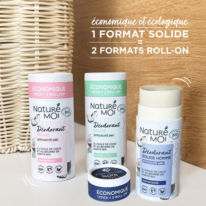 Organic Neroli Solid Deodorant with Coconut Oil &amp; Organic Shea Butter NATURÉ MOI